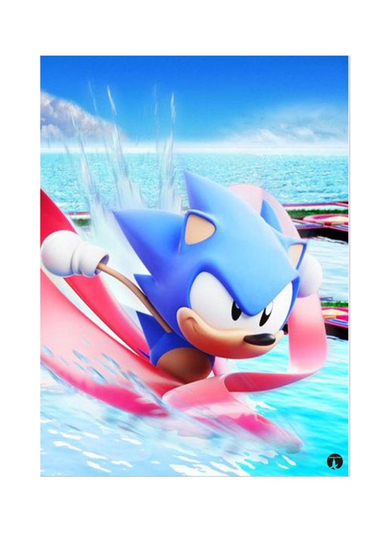 RKN The Video Game Sonic Mouse Pad Blue