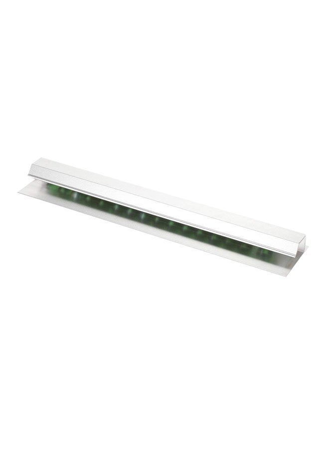 NIBEMINENT Receipt Hanging Bar Kitchen Rack Silver 29.6x5.6x2.1centimeter  - Image 1