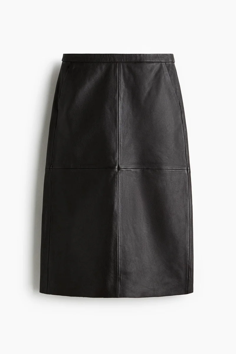H&M Leather pencil skirt