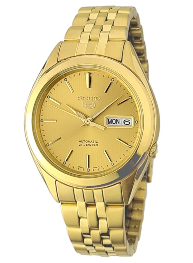 Seiko Classic 21 Jewels 37 mm Stainless Steel Watch for Men SNKL28K1 - Image 1