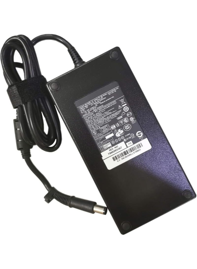 ماكس باور شاحن محول طاقة بديل 19 فولت 9.5 أمبير 180 واط 7.4 × 5.0 مم لجهاز HP HDX9100 9300 200-5118CN 397604-001 393948-002 5189-2784 HSTNN-LA03 HA03 - Image 1