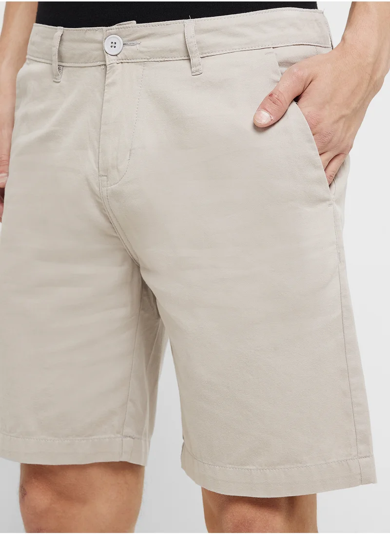 Robert Wood Pocket Detail Essential Shorts