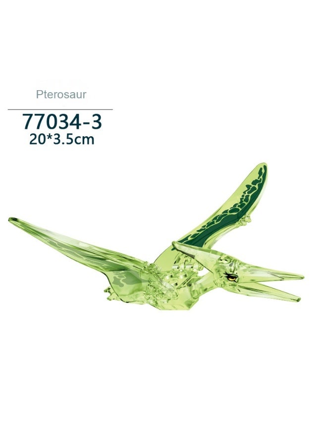 نيبمينينت ديناصورات كريستالية من العصر الجوراسي - لعبة تركيب تعليمية بقطع مكعبات