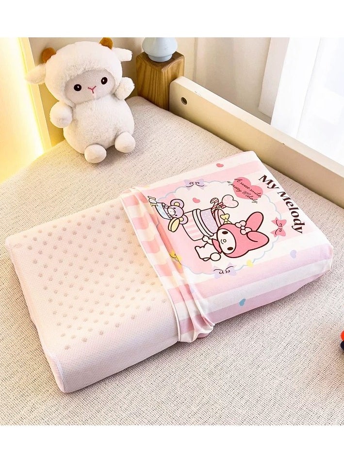 Sanrio Melody Cartoon Pattern Natural Latex Pillow Children's Pillow Suitable for 2-12 years old (size: 27cm × 44cm; includes: pure cotton pillowcase + latex pillow core) - pzsku/Z831ACE6C7CAE081C9C4FZ/45/_/1736404393/dbb54d55-e598-4b98-a597-cab9d9f1ee56