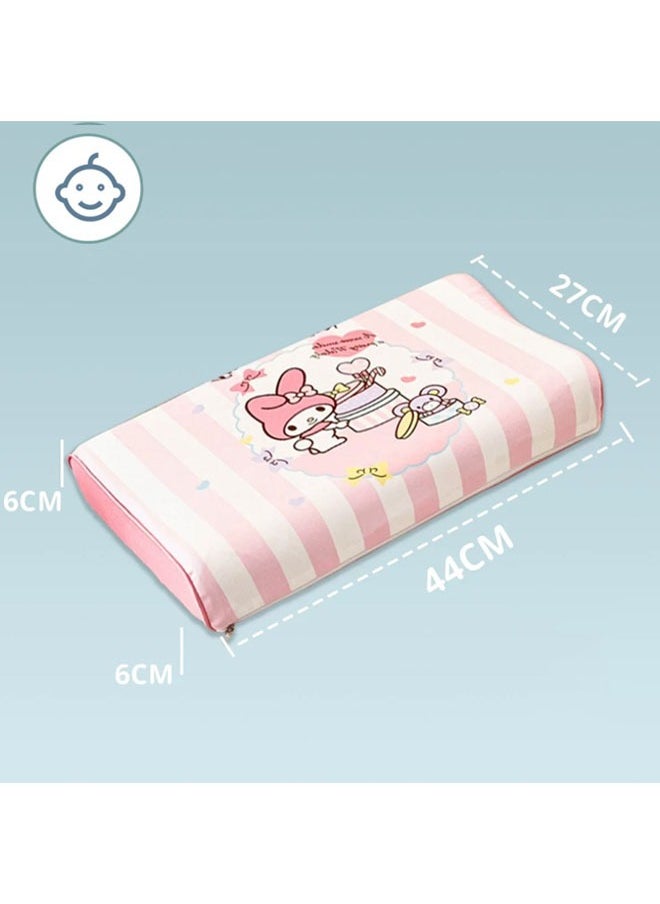 Sanrio Melody Cartoon Pattern Natural Latex Pillow Children's Pillow Suitable for 2-12 years old (size: 27cm × 44cm; includes: pure cotton pillowcase + latex pillow core) - pzsku/Z831ACE6C7CAE081C9C4FZ/45/_/1736404402/3afd4d1b-3ade-491e-b32a-e16b9d83198b