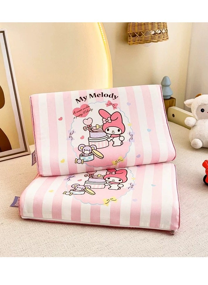 Sanrio Melody Cartoon Pattern Natural Latex Pillow Children's Pillow Suitable for 2-12 years old (size: 27cm × 44cm; includes: pure cotton pillowcase + latex pillow core) - pzsku/Z831ACE6C7CAE081C9C4FZ/45/_/1736404403/37dbaa72-c400-4c50-af57-da6b2582efa2