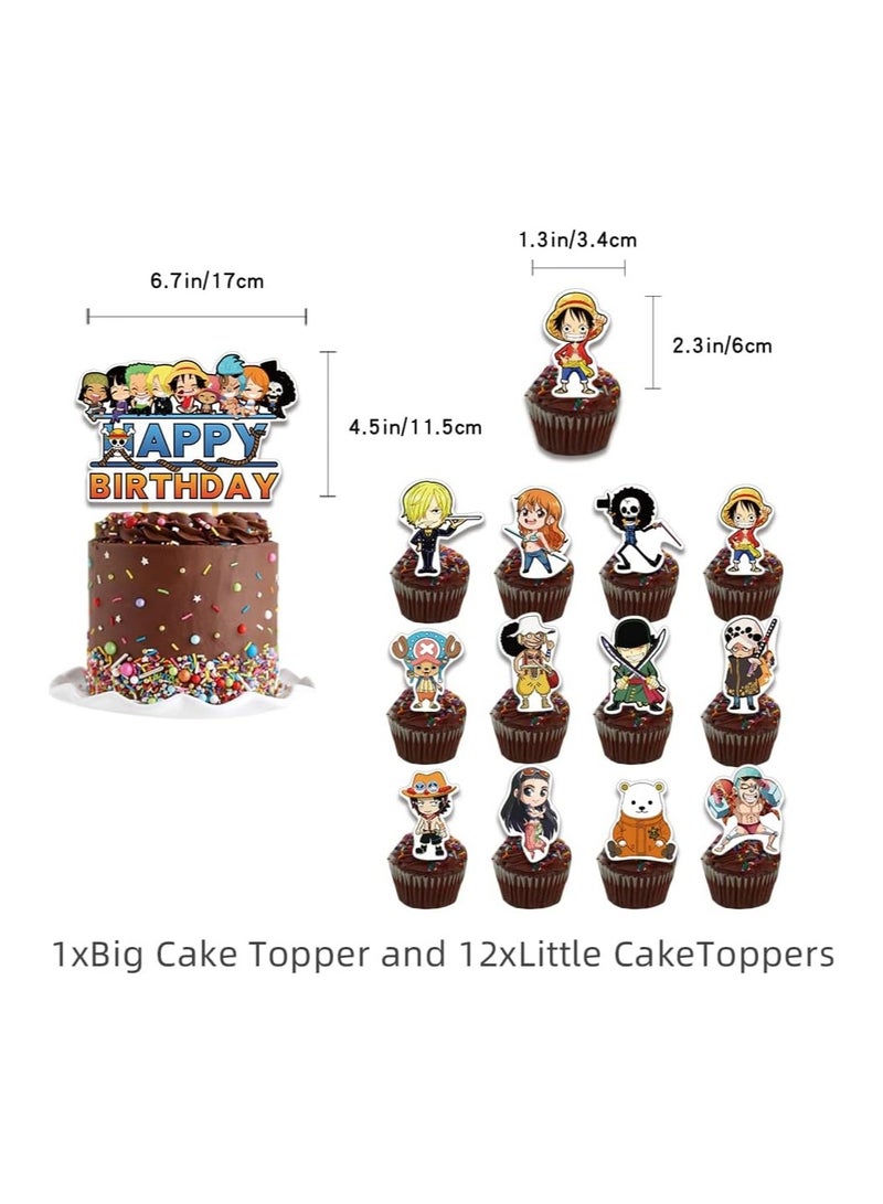 عام **تشمل مستلزمات حفلة عيد ميلاد الأنمي، هدايا الحفل، لافتات "عيد ميلاد سعيد"، تزيينات الكيك، بالونات، تزيينات الكب كيك، وزخارف أنمي للنساء والمراهقين الذكور.** - Image 3