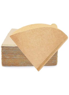 Beauenty Coffee Filter 100 pcs, Coffee Filter Paper Unbleached Disposable Coffee Filters Paper for Pour Over and Drip Coffee Maker (2-4 Cups)  - Image 1