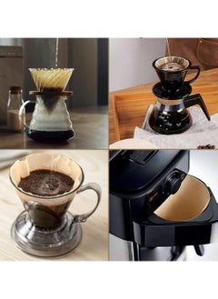 Beauenty Coffee Filter 100 pcs, Coffee Filter Paper Unbleached Disposable Coffee Filters Paper for Pour Over and Drip Coffee Maker (2-4 Cups)  - Image 4