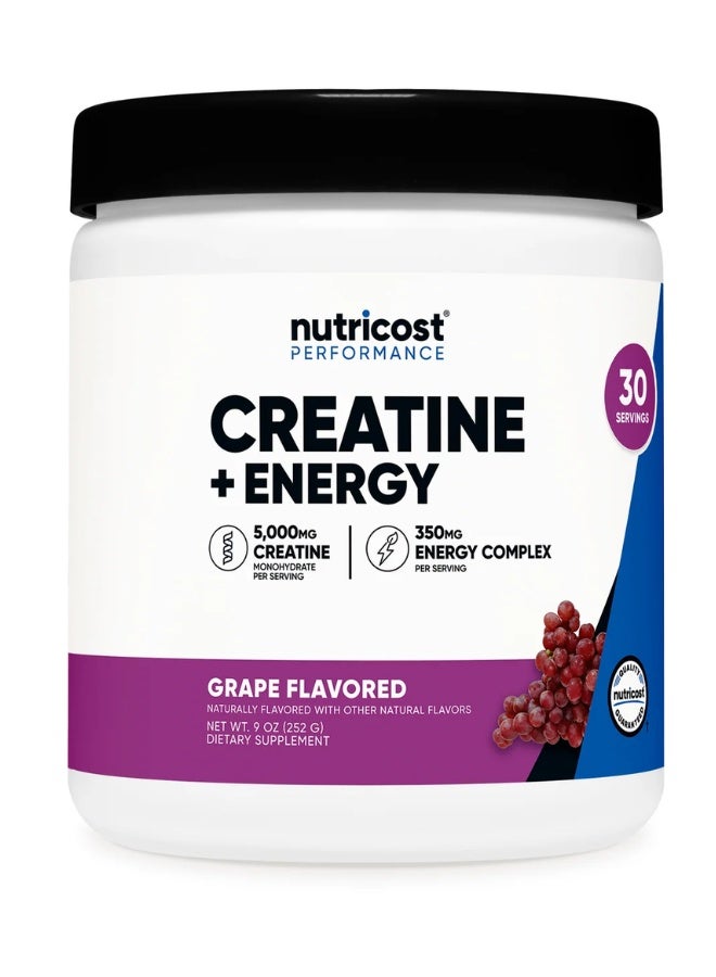 Nutricost Performance Creatine Monohydrate Grape 300g
