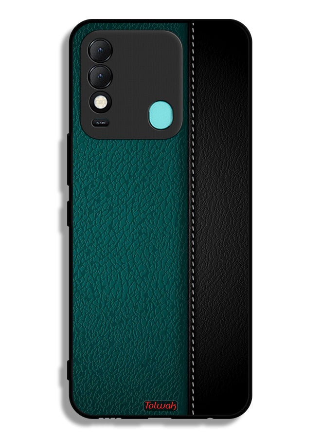 Tolwak غطاء حماية Tecno Spark 8 بنمط جلد - Image 2