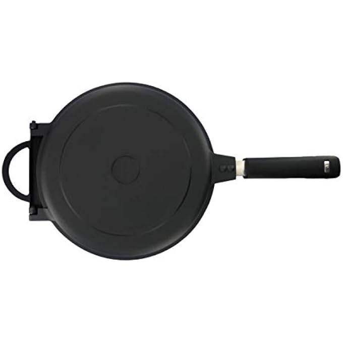 MasterPro Carlo Cracco Double Round Grill Pan With Oven Effect 26 Cm Separable Bodies With Stone Effect NonStick Coating - Image 4
