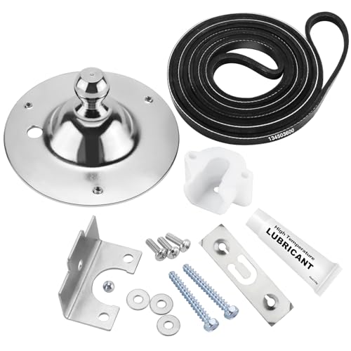 Techecook Upgraded 5303281153 Dryer Rear Drum Bearing & 134503600 Dryer Drum Belt Kit by Techecook - Compatible for Frigidaire Kenmore Dryers - Replaces PS459829 AP2142648 PS1148434 134163400 - Image 1