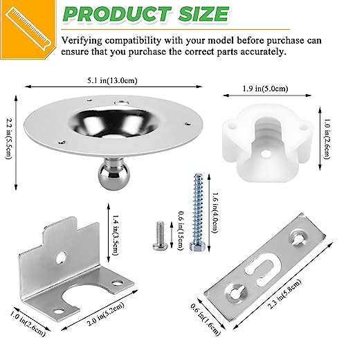 Techecook Upgraded 5303281153 Dryer Rear Drum Bearing & 134503600 Dryer Drum Belt Kit by Techecook - Compatible for Frigidaire Kenmore Dryers - Replaces PS459829 AP2142648 PS1148434 134163400 - Image 4