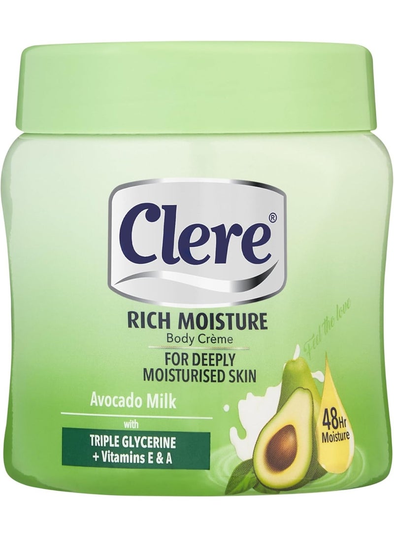 كريم مغذي للجسم بحليب الأفوكادو 300 مل