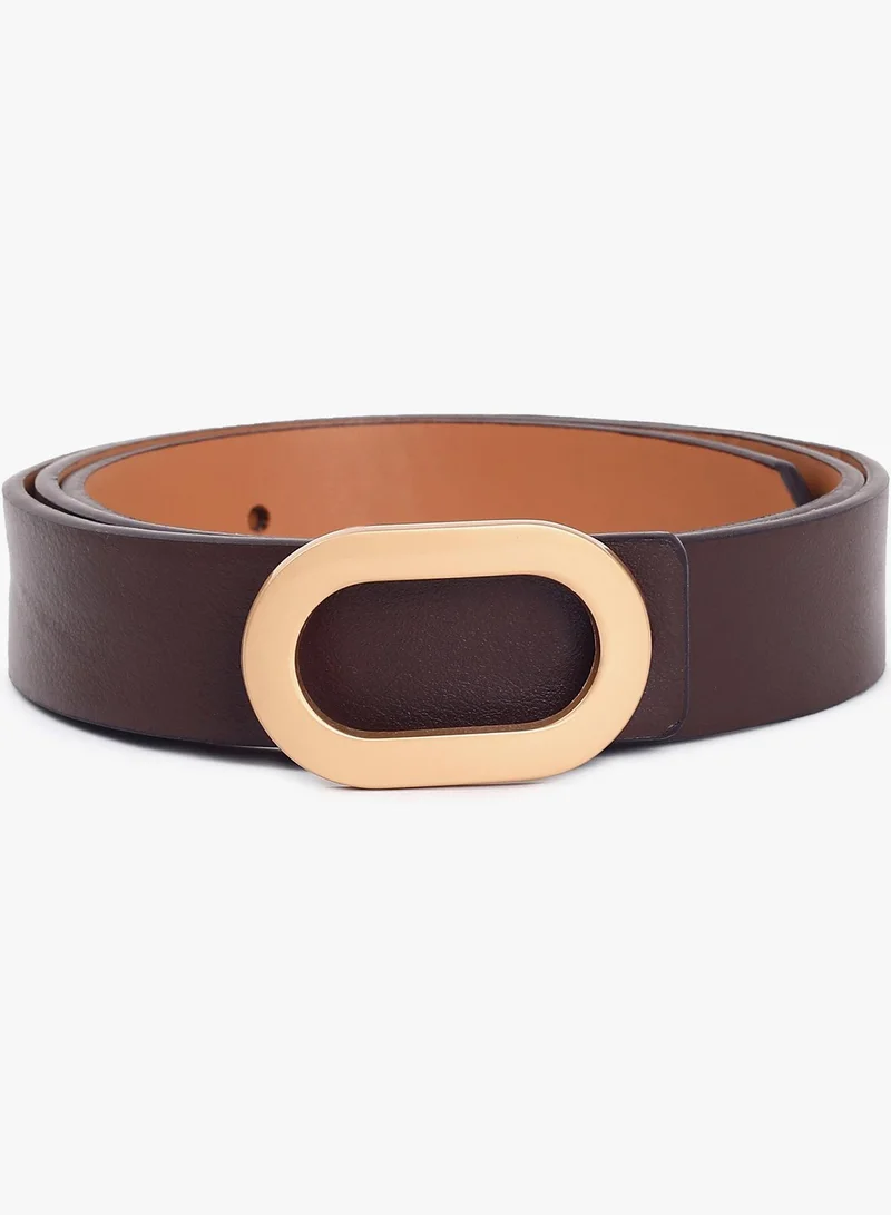 Oval Buckle Belt