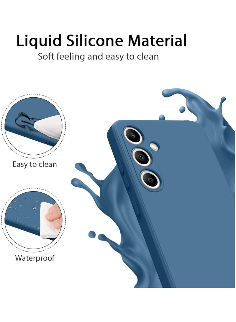 Case for Samsung Galaxy S24 FE Soft Silicone Gel Rubber Cover Shockproof Matte Finish Back Cover Inner Fabric Lining with Camera Protection Case for Samsung Galaxy S24 FE - Image 2