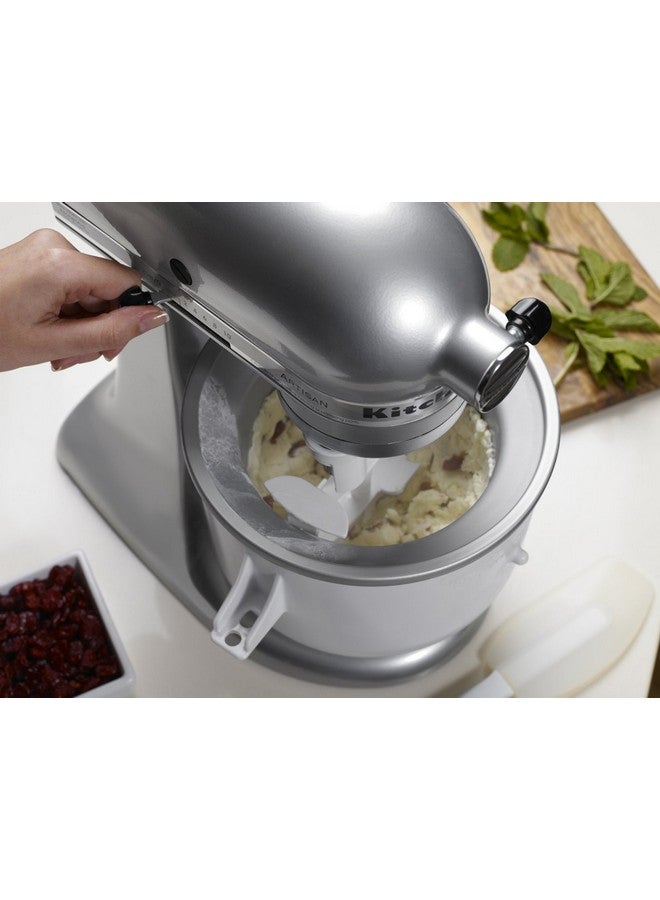 KitchenAid Ice Cream Maker Attachment - Excludes 7, 8, and most 6 Quart Models, Fits 5 to 6 quart Mixers - Image 2