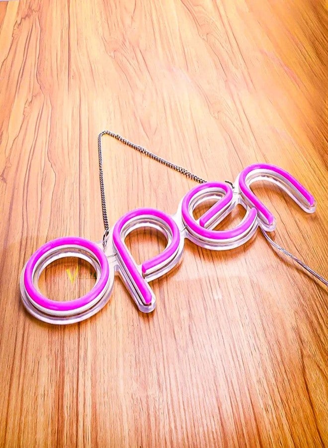VNDRA® Purple OPEN Neon Sign for Shop Window, Ultra Bright LED Storefront Display Sign Board for Business | Plug-in Neon Light for Cafe, Restaurant, Salon & Retail Stores | Energy Efficient - Image 3