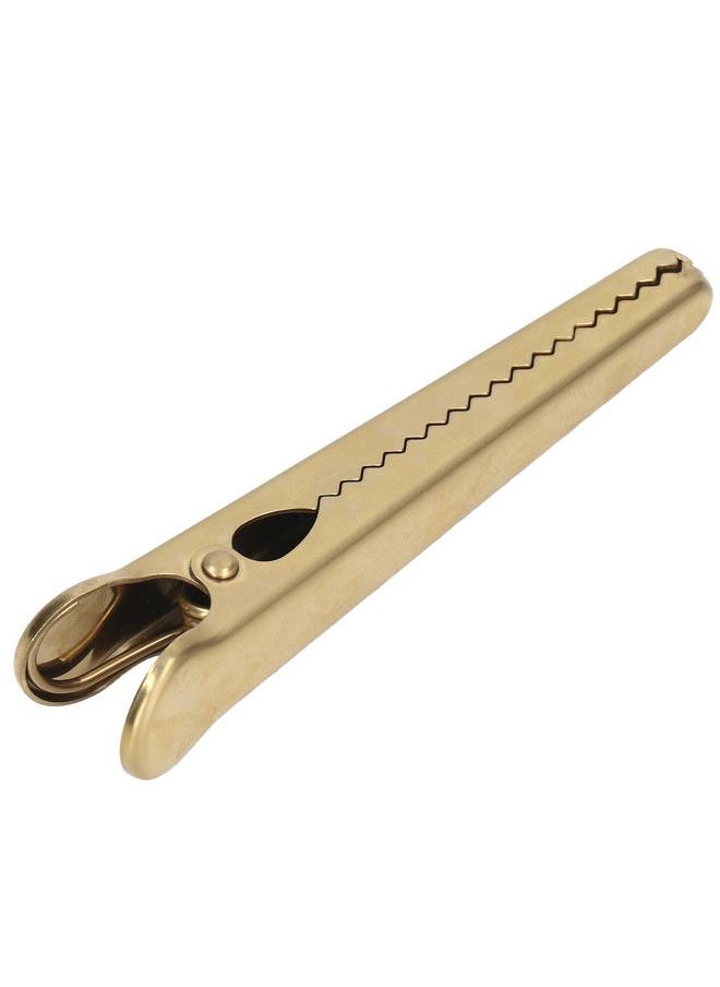 Thoraya Sealing Clip Length 11.6cm Comfortable Handle Rugged Design Internal Tooth Design Kitchen ToolsGolden  - Image 4