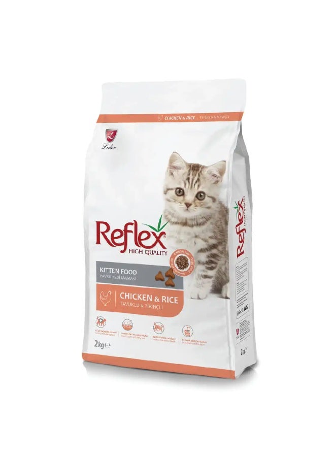 REFLEX Kitten Dry Food Chicken & Rice 2kg