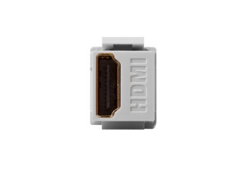 Leviton Feed Through, QuickPort HDMI Connector, 40834-W, White - Image 3