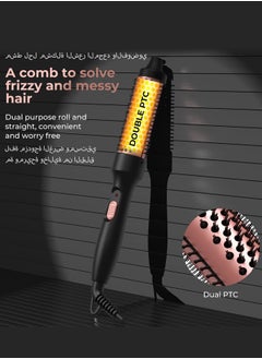 spa luxetique Thermal Brush, 32Mm Heated Curling Brush For Perfect Straight Hair And Voluminous Curls  - Image 2
