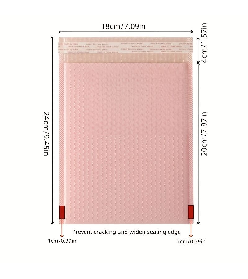 Co Extruded Film Bubble Bag 11x13 Inch Self Adhesive Seal Courier Mailing Pouch 10 Pcs - Image 2
