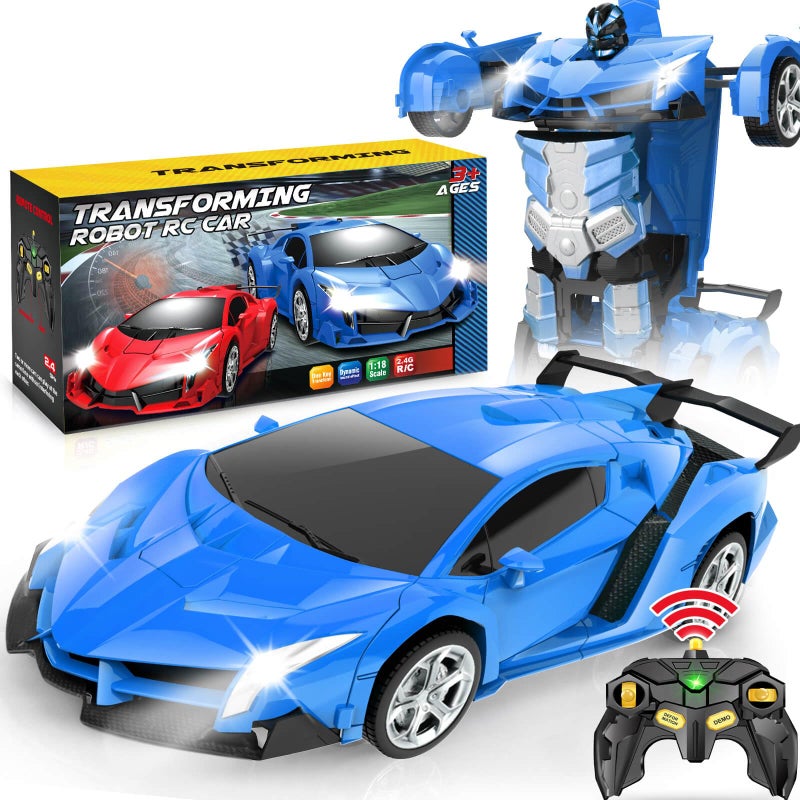 Dolanus Remote Control Car Transform Robot RC Cars Toys for Ages 57 Boys Toys Gifts for Boys Kids - Image 3
