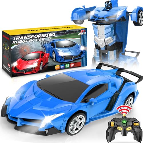 Dolanus Remote Control Car Transform Robot RC Cars Toys for Ages 57 Boys Toys Gifts for Boys Kids - Image 1