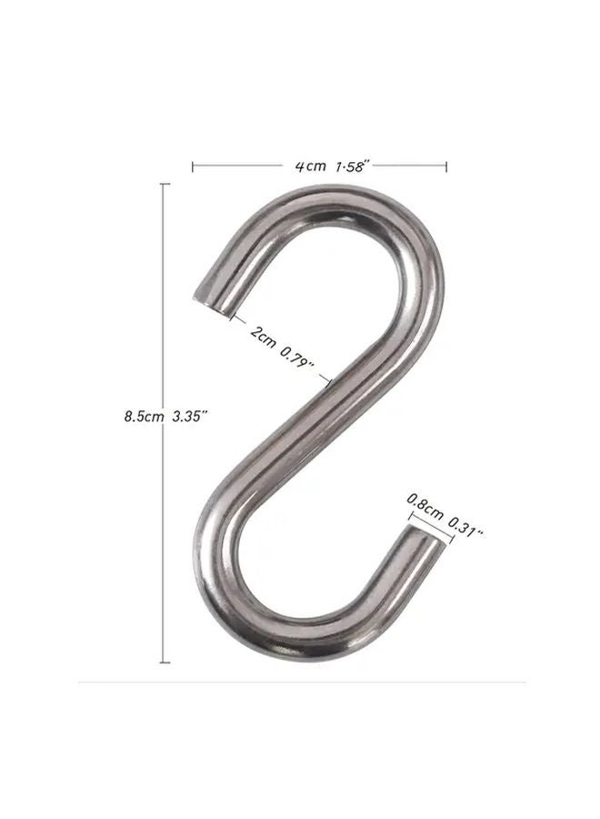 12pcs Heavy Duty S Hooks for Hanging Hammocks Swings Plants Durable Utility Hooks - Image 4