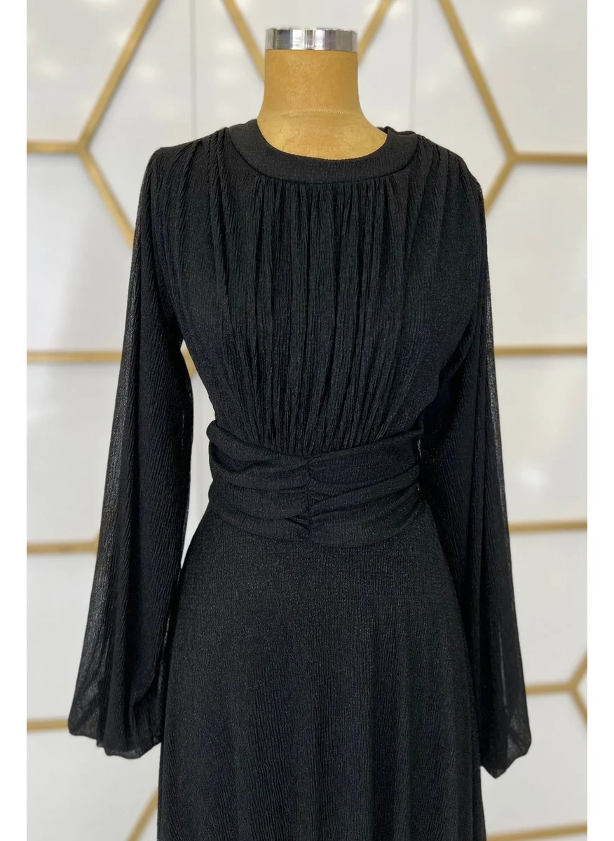 Esilanur Adel Hijab Evening Dress Black