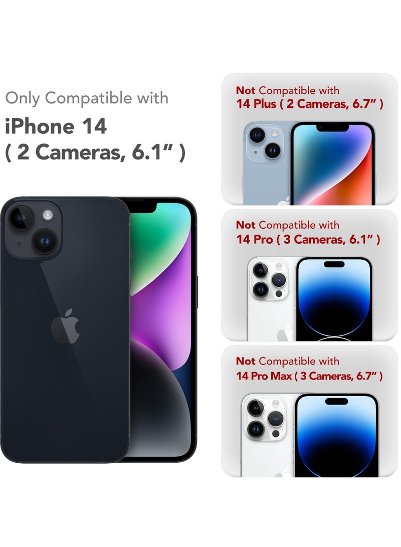 SUYDANBOX IPhone 14 Compatible with MagSafe, [Full Camera Protection] [Screen Protector] Silicone Shockproof Protective Phone Case for iPhone 14 6.1 Inch Alpine Green - Image 2