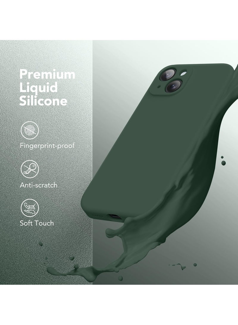 SUYDANBOX IPhone 14 Compatible with MagSafe, [Full Camera Protection] [Screen Protector] Silicone Shockproof Protective Phone Case for iPhone 14 6.1 Inch Alpine Green - Image 3