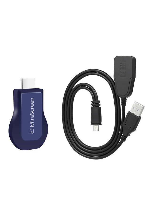 NIBEMINENT WiFi Display Dongle Receiver Blue  - Image 1