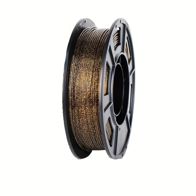 Golden Black Glitter PLA Filament 1.75mm 250g Sparkle Shiny 3D Printer Material - Image 3
