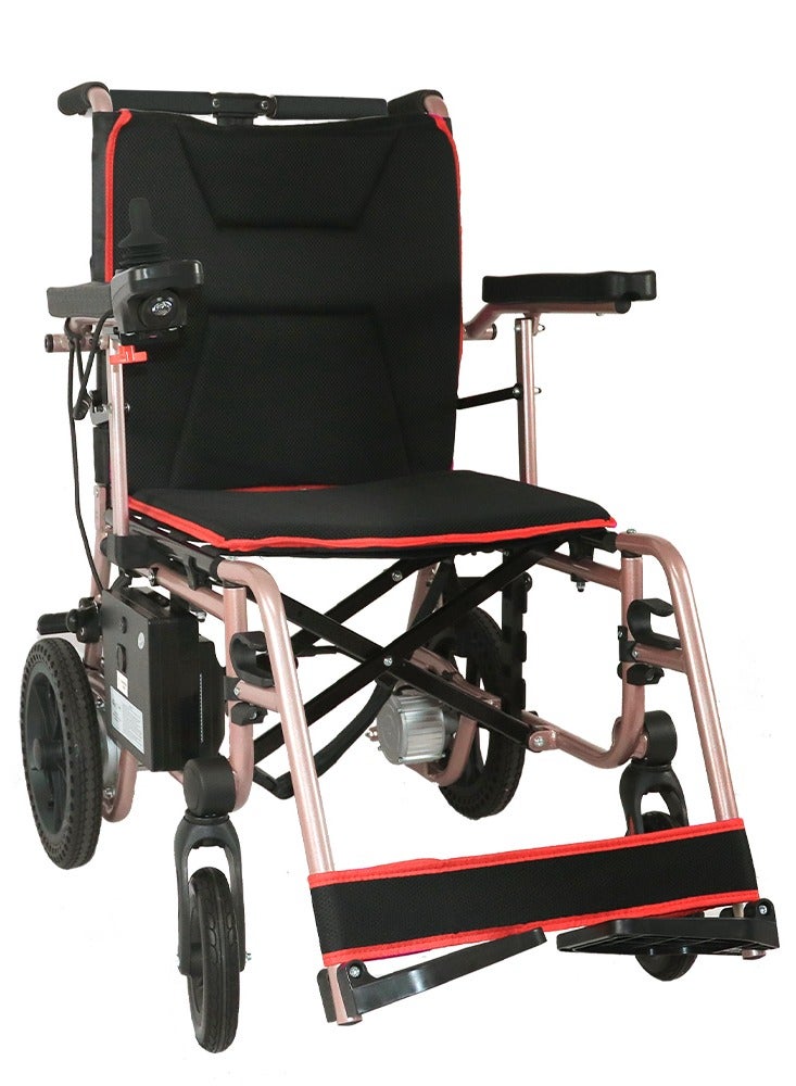 Cool Baby Pink electric chair for the elderly long endurance folding portable electric four-wheel scooter - Image 1