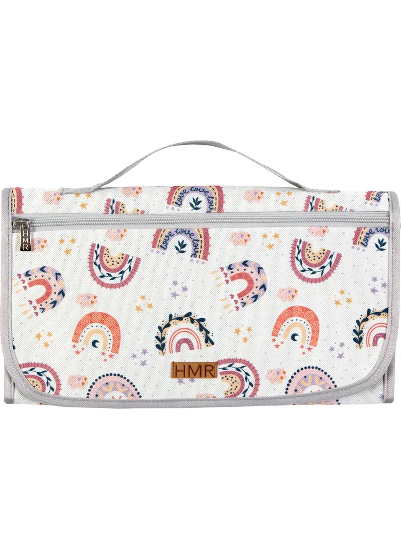 Hamur Dough Baby Diaper Cushion Care Bag Rainbow Soft