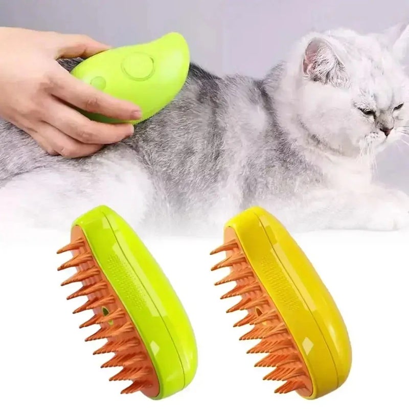 Y&D Electric Cat Steam Brush - Silicone Pet Massage Comb with Water Spray for Brushing & Grooming - Cat Hair Remover Brushes - Image 3