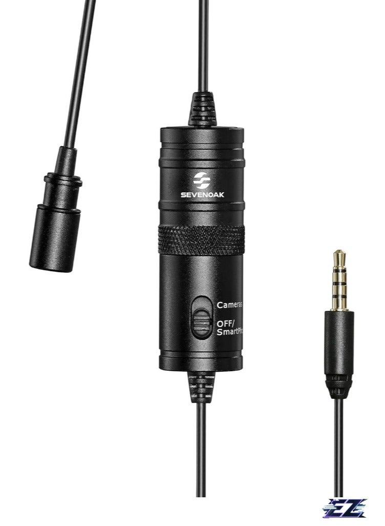 ELTRAZONE "M1 Lavalier Microphone: Professional Clip-On Mic for Clear Audio Recording (Black)" - Image 2