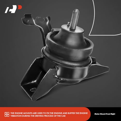 A-Premium 4PCS Engine Motor Mount and Transmission Mount Kit [Automatic Transmission] Compatible with Hyundai Elantra 2001-2006, Tiburon 2003-2005, L4 2.0L, DOHC, Replace# 219102D000, 218302D050 - Image 5