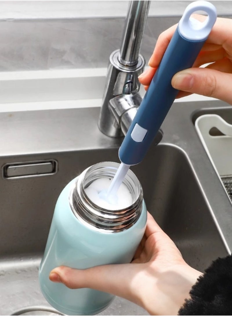 Bottle brush, suitable for cleaning various water cups, kettles and baby bottles. It can clean coffee cups, water cups, water bottles, thermos cups, etc. Detachable - Image 4