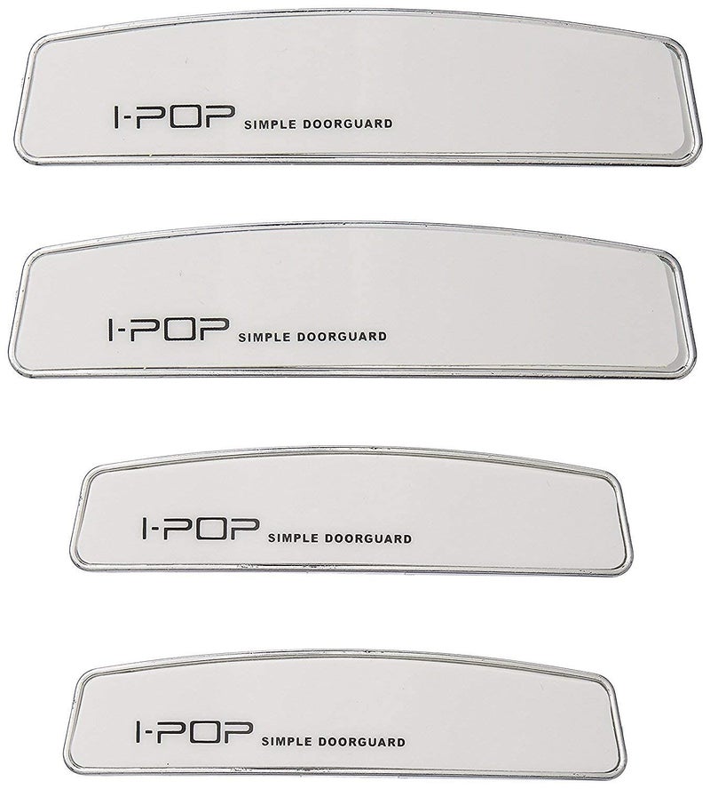 Auto Oprema (AWARD WINNER AT INDIA'S RISING STAR 2024)® - i-pop Simple White Car Door Scratch Guard Protector (Set of 4)(Universal for All car) - Image 2