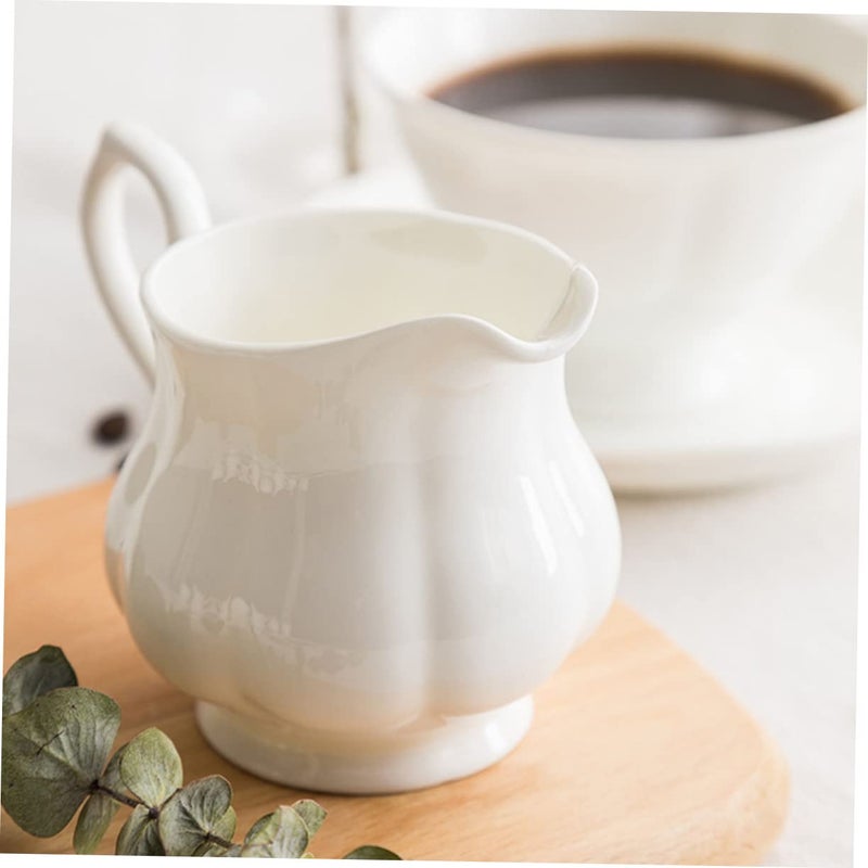 Ceramic Milk Frothing Pitcher Coffee Art Sauce Jug Cute Cafe Beverage Cup - Image 4