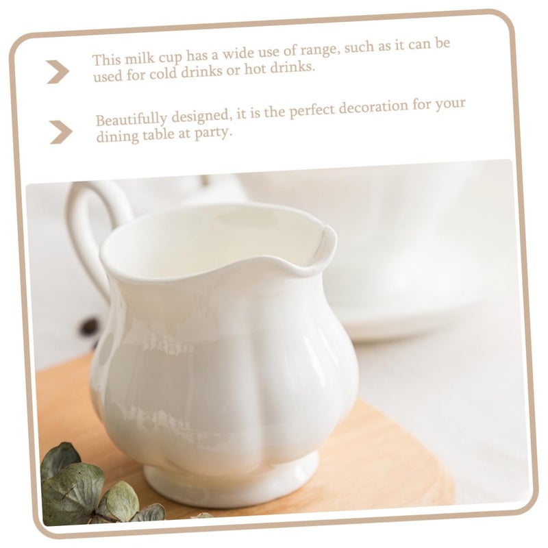 Ceramic Milk Frothing Pitcher Coffee Art Sauce Jug Cute Cafe Beverage Cup - Image 5