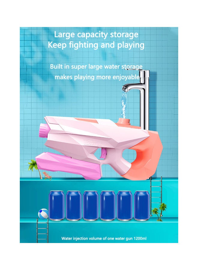 Kidle Water Gun For Kids Sprinkler Toys Blaster Soaker Squirt High Capacity Swimming Pool Beach Sand Play Gifts 30*6*16cm - Image 3