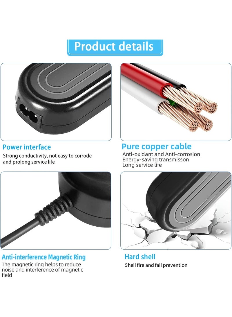TKDY CA-570 Power Supply Adapter Camcorder Charger for Canon Vixia Camera, fit for Canon HV HF HG Series XA25 XA10 XA-20 XA30 XA-30 XA11, HF G20 G30 HF10 HF100 HG20 HG21 HG31 HV10 HV20 HV30. - Image 5