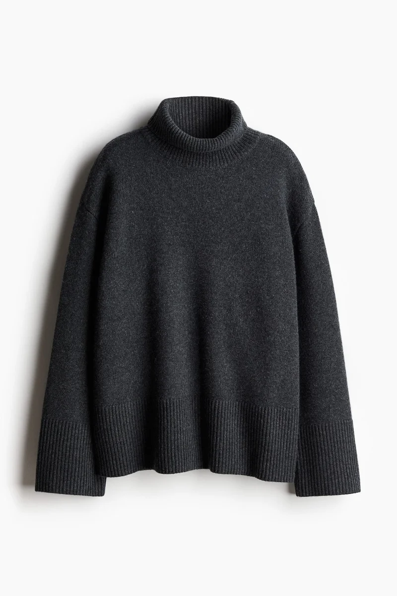 H&M Cashmere-Blend Turtle Neck Jumper