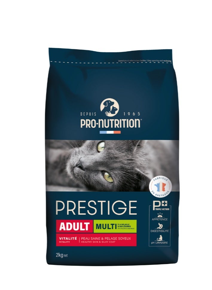 PRO NUTRITION Prestige Cat Adult Multi 2Kg  - Image 1