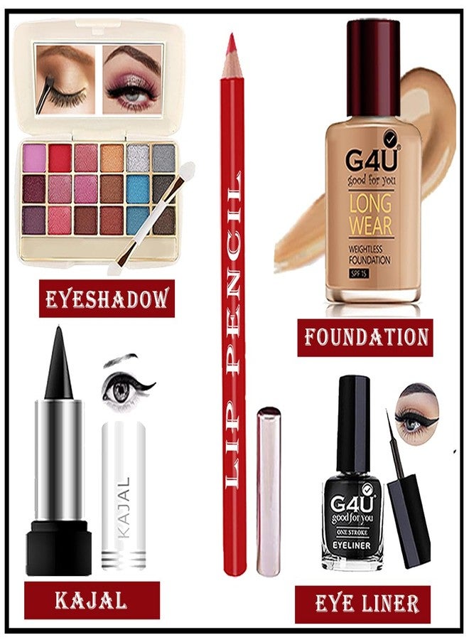 G4U Makeup Set for Women, Makeup Full Kit for Beginners & Professionals, Travel Makeup Set for Girls |Pack of 11 pcs|P120747 - Image 4